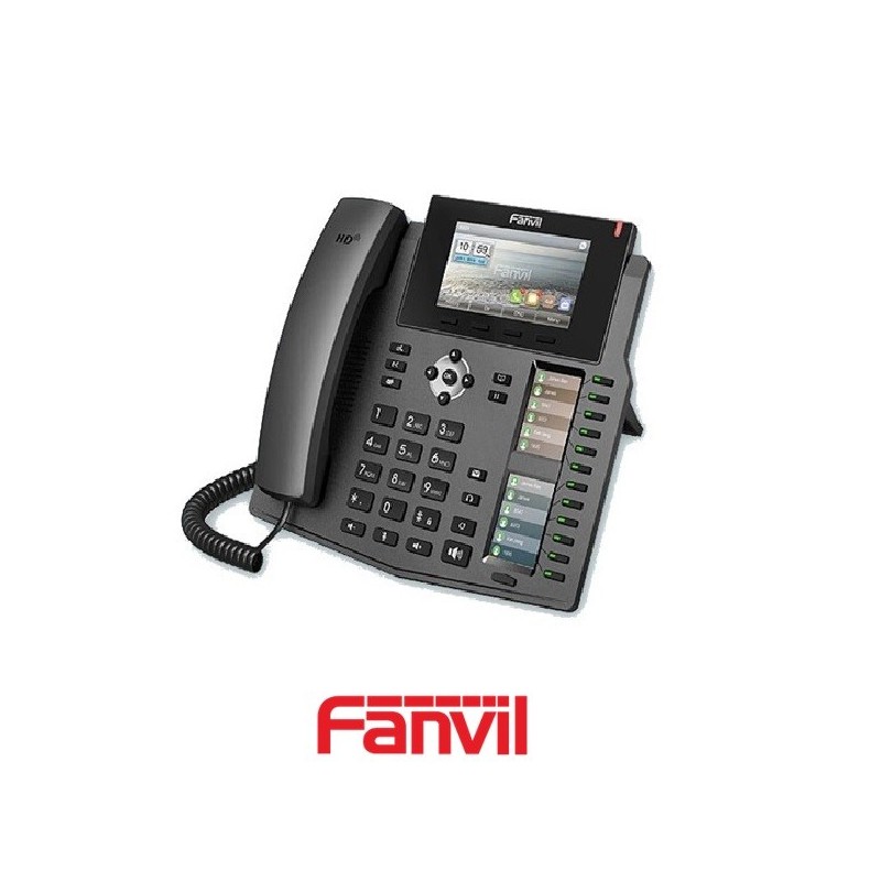 Teléfono IP FANVIL X6U Poe 20  lineas SIP