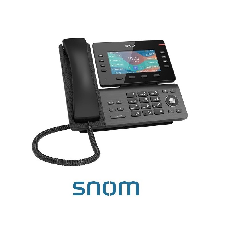 Teléfono SIP Sobremesa Snom D862 Customizado