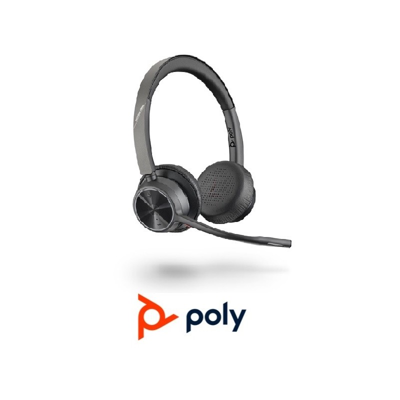 Auricular Poly Voyager 4320 UC USBC Binaural CON