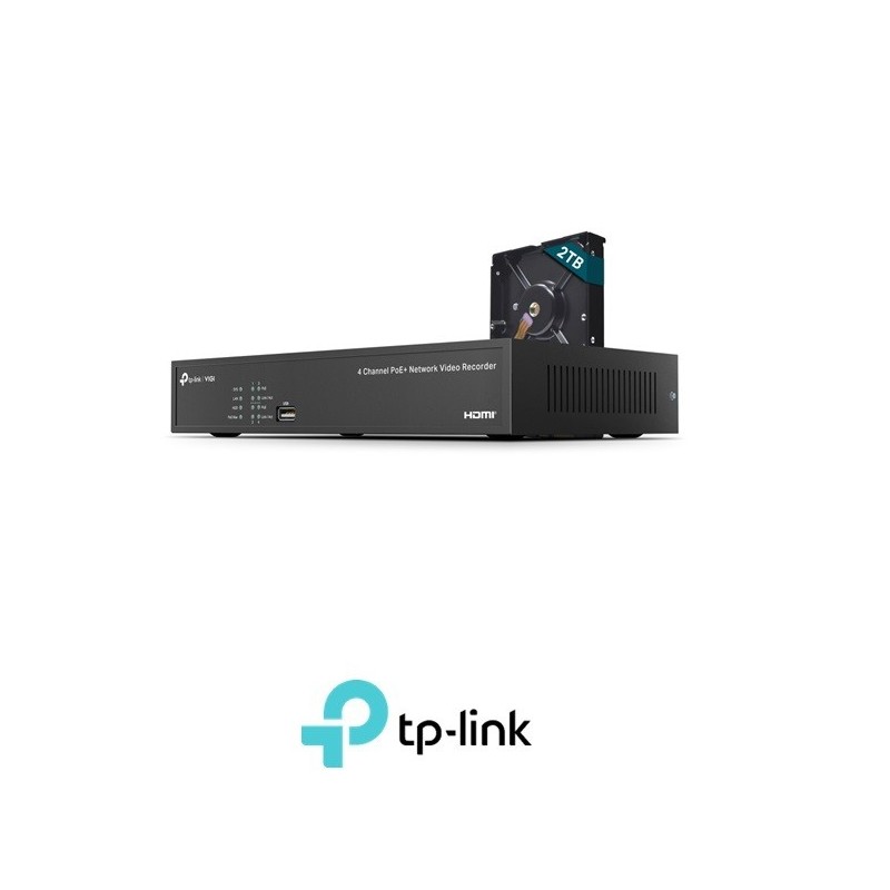 VIGI NVR1004H Grabador de video en red de 4 canale