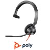Auricular Poly Blackwire 3315 USBA Monoaural Co