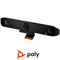 Barra Poly Studio V52 Vídeo 4K Micrófonos Largo