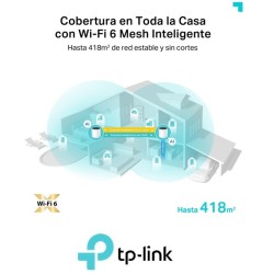 Punto De Acceso TpLinK Interio Mesh Wifi 6 pack 2