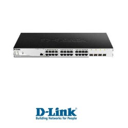 Switch Dlink 24Port 101001000BASET PoE  4 SFP