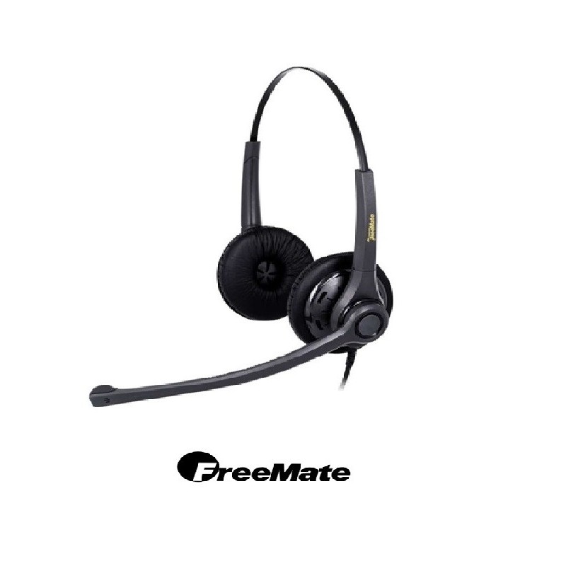 Auricular Freemate DH037TB Binaural QD sin cable
