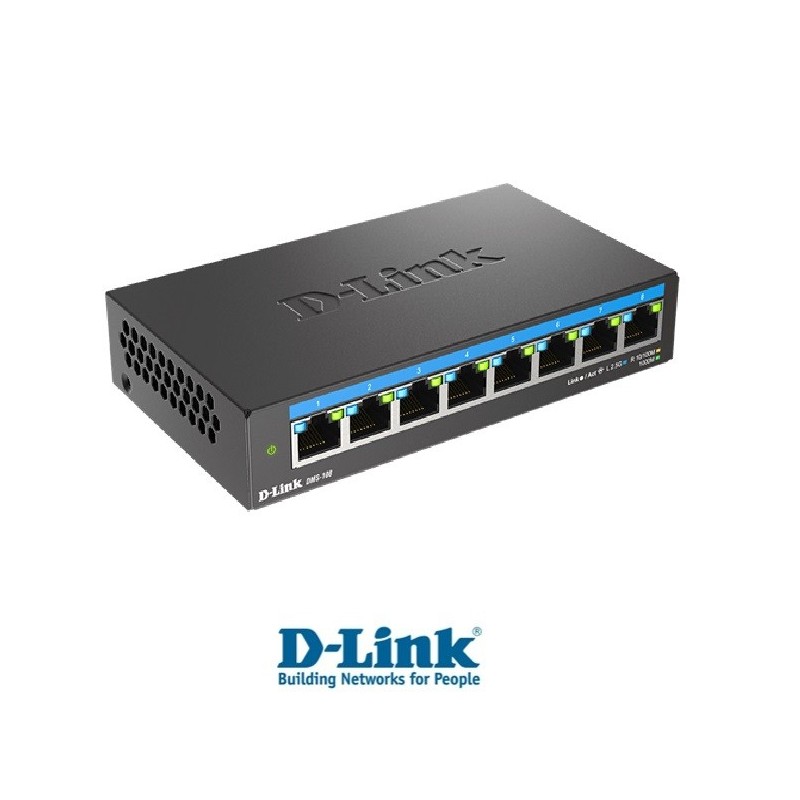 DLink 8Port MultiGigabit Unmanaged Switch