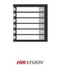 Módulo pulsador simple Hikvision con 6 botones de 