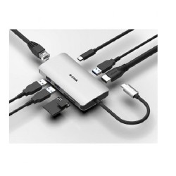 USBC Hub with HDMIEthernetCard Reader