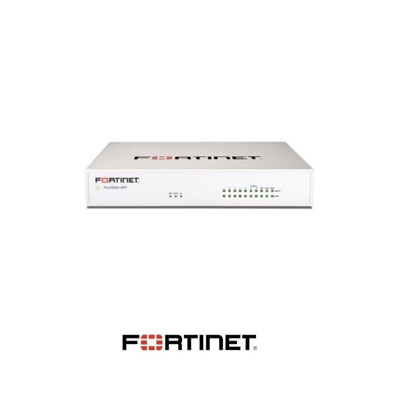 Firewall Fortigate 60F 10 x GE RJ45 ports incluy