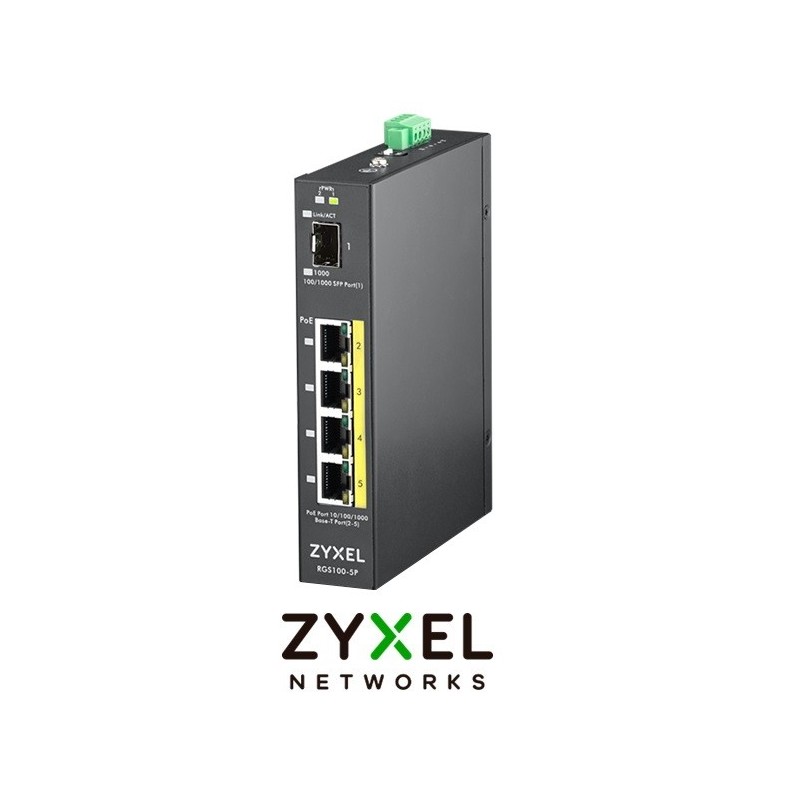 RGS1005P 5  Port unmanaged PoE Switch