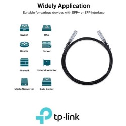 Cable TpLink de Conexión directa SFP 3 metro 25G