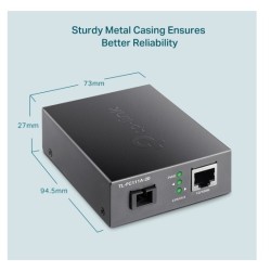 Convertidor TpLink de fibra bidireccional SC WDM 