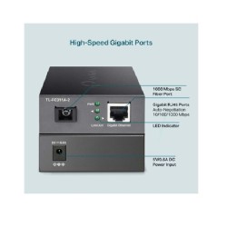 Convertidor TpLink 1 Puerto RJ45 de negociación a