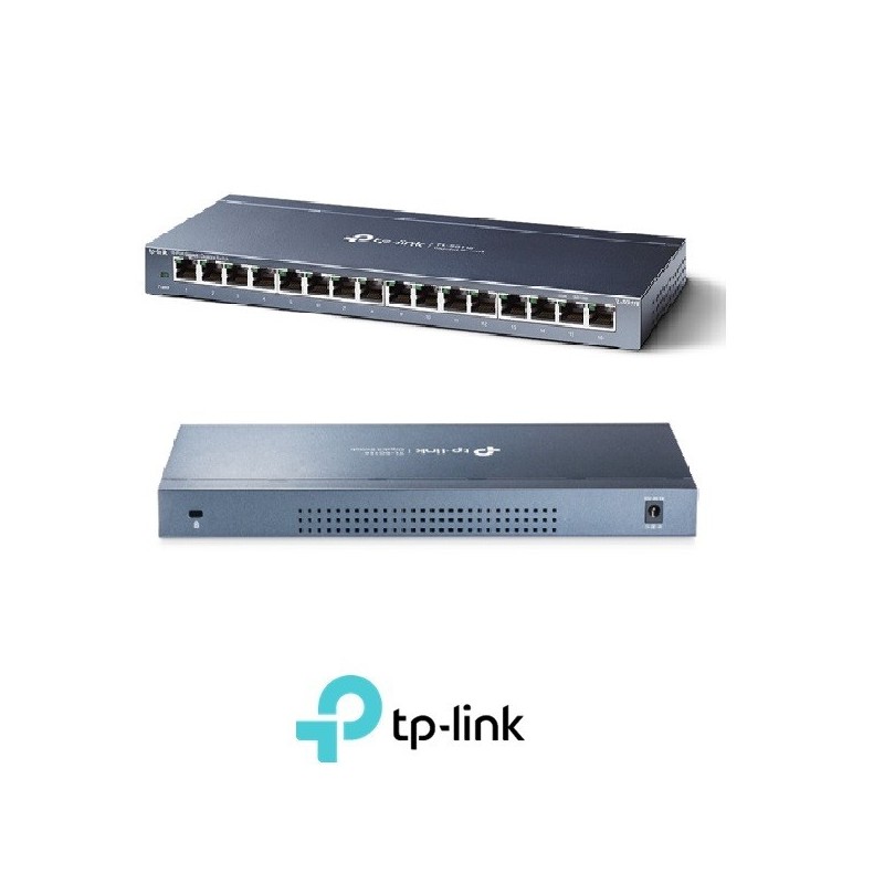 Switch TpLink de Escritorio Gigabit de 16 puertos