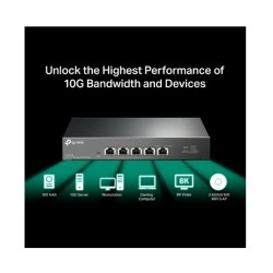 Conmutador TpLink de escritorio multigigabit de 5
