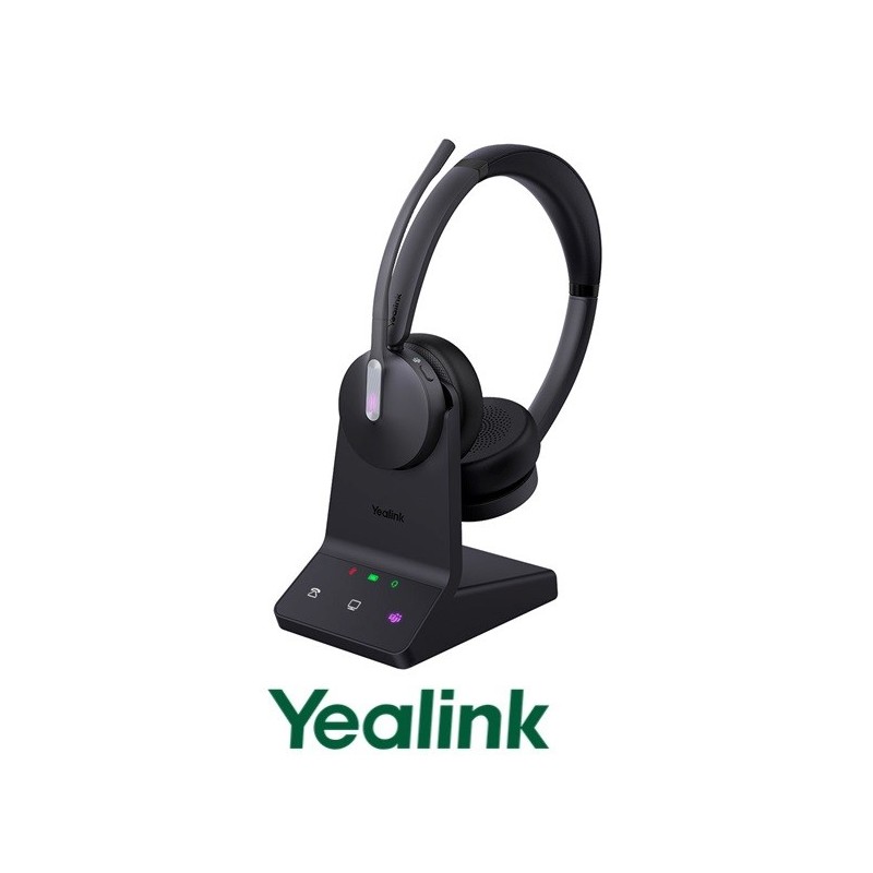 Auricular Inalámbrico DECT Yealink WH64 Binaural