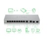 Swich Zyxel XGS121012 8Puertos Gigabit