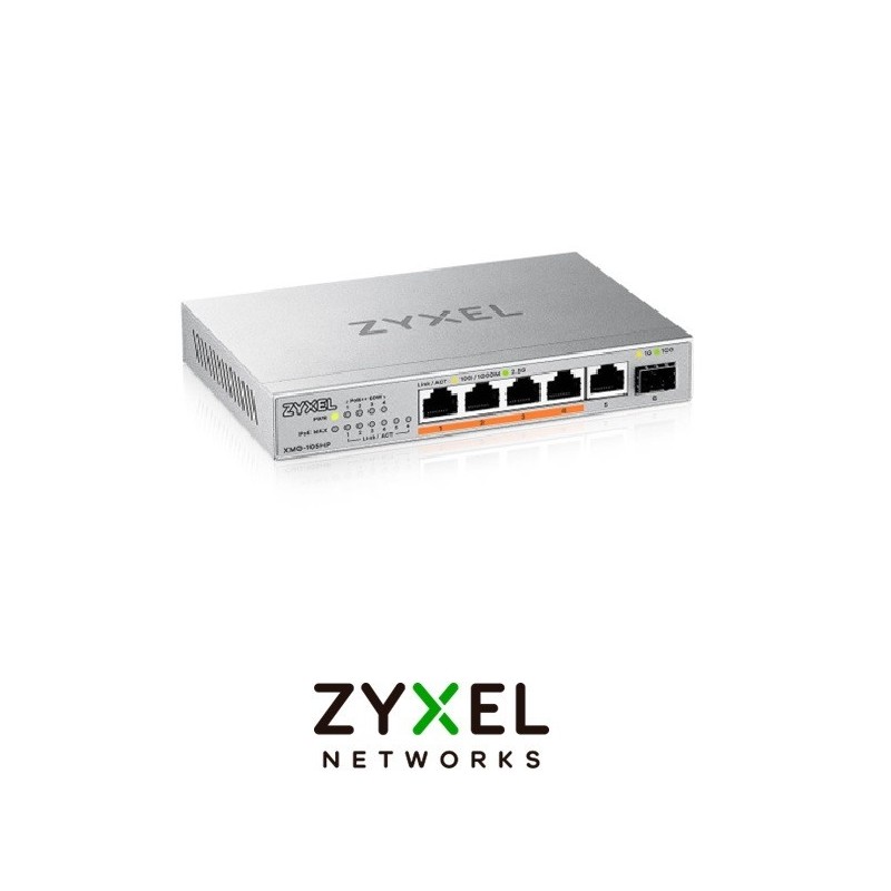 Switch Zyxel XMG105 5 Puertos 25G  1 SFP 4