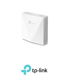 Punto de Acceso TpLink WiFi6 de banda dual de placa de pared AX3000 Puerto 2 puertos Gigabit RJ45 Velocidad 574Mbps en 2,4GHz  2402 Mbps en 5GHz Compatible con la caja de conexión