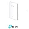 Punto de Acceso TpLink WiFi6 de doble banda con placa de pared AX1800 Puerto Enlace ascendente, 1  puerto Gigabit RJ45 Enlace descendente, 3 puertos Gigabit RJ45 Velocidad 574Mbps a 2,4GHz