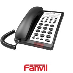 Teléfono IP FANVIL H1 1 linea Sip 8 teclas programables para servicios, Unidades Limitadas. Sin Fuente Alimentación AC