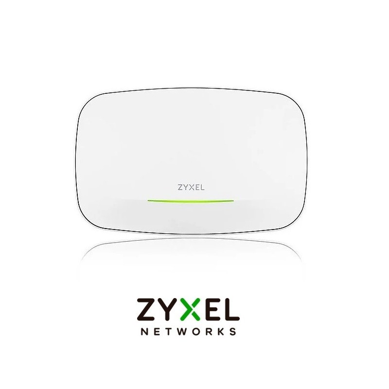 Punto de Acceso Interior Zyxel WiFi7 BE6500 2x2 MU-MIMO Dual Radio 2,4 and 5 or 6GHz 1 x 25G LAN.
