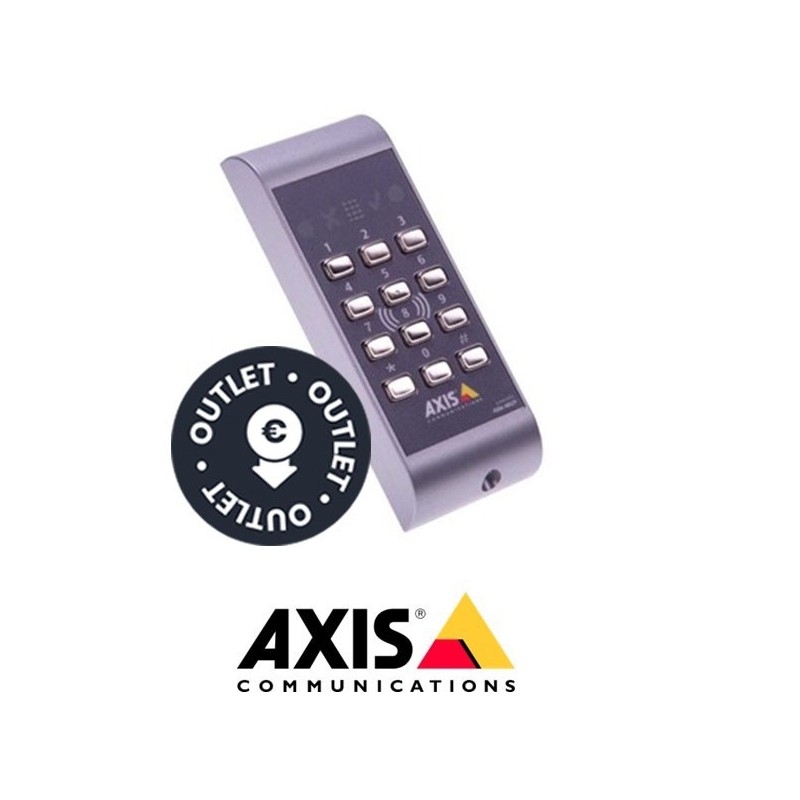 AXIS A4011E Reader A4011E Reader is a generic touchfree reader with keypad and illuminated symbols It is a perfect match to the Network Door Controler A1001 The reader is intended for both