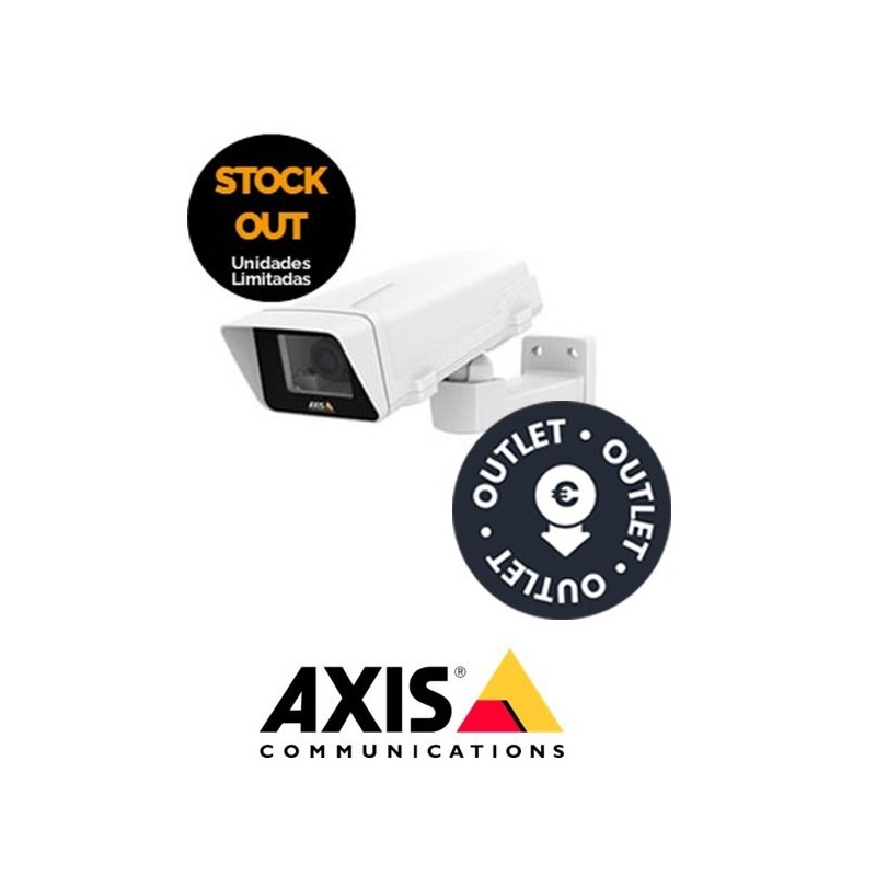 AXIS M1124E Outdoor NEMA 4X IP66 and IK10 rated lightweight HDTV 720p resolution daynight fixed camera with CSmount varifocal 3-10,5 mm DCiris lens Multiple individually configurable H264  OUTLET  NUEVO Stock Out