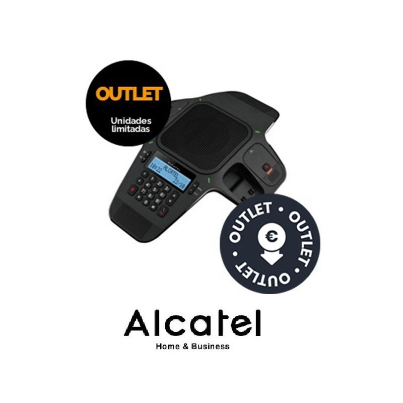 Alcatel Conference Analógica 1800 Utilizada para pruebas  4 Micrófonos inalámbricos hasta 12 participantes  OUTLET  1 unidad