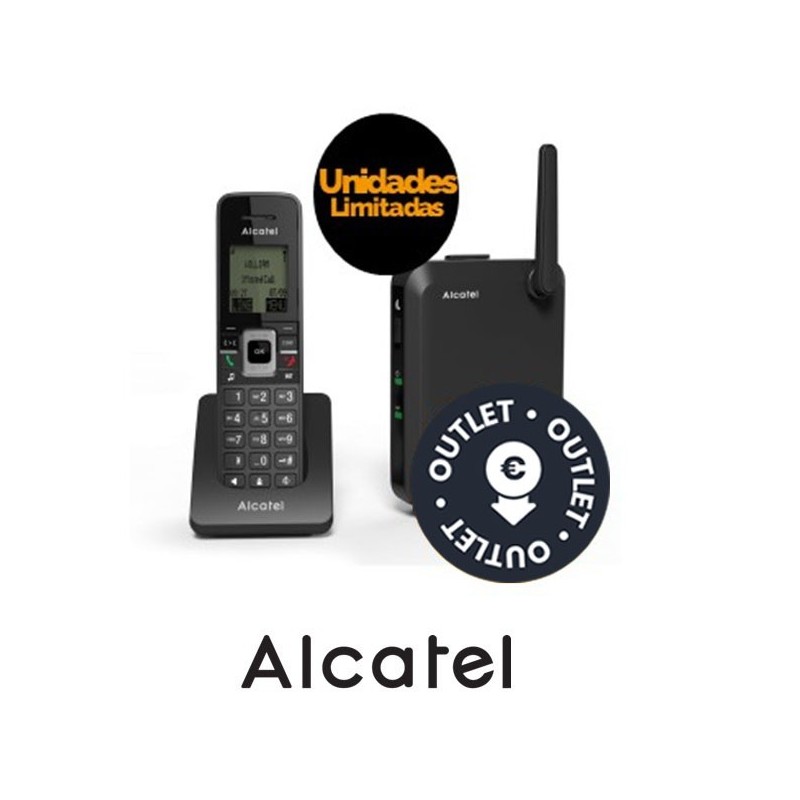 Teléfono Alcatel Inalámbrico SIP IP2215P 6 cuentas SIP 4 llamadas simultáneas Hasta 6 supletorios  OUTLET  Usado para pruebas