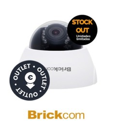 Minidomo Brickcom interior 1 MPX Óptica varifocal 3,3 12mm IR 10m PoE  Stock Out  OUTLET