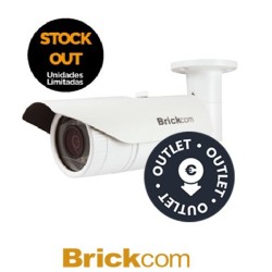 Brickcom Cámara Bullet 2 MP 30FPS 4mm IR DC12V  POE IP66  OUTLET  Usada para pruebas