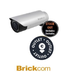 Bullet exterior Brickcom 3mpx varifocal 33105mm 30fps IR 15m DIDO IP67 incluye soporte e inyector  STOCK OUT  OUTLET