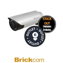 Bullet exterior Brickcom 3mpx varifocal 3,3-10,5mm, 30fps, 0.001 Lux, IR 25m, DIDO, IP67 H POE incluye soporte e inyector  Stock Out  OUTLET