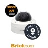 Minidomo Brickcom antivandálico 13 MPX 30fps1080 óptica 2,8mm12mm IR Led25M WDR DIDO Slot Micro SDSDHC DC12VAC24V IP67 PoE  STOCK OUT  OUTLET
