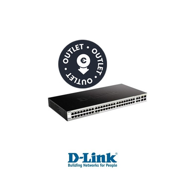 Switch Dlink L2 DES121052 48 puertos 10/100 BaseTNUEVO EN PERFECTO ESTADO  OUTLET