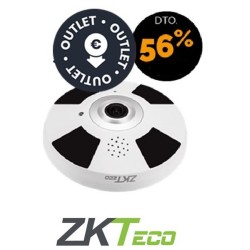 ZKTeco Panoramica 1/1,7" Starvis CMOS Unidades limitadas consultar  8MP 12530 fps  H264/H265 Smart  IR IR Range 10 20m Starlight120dB WDR Fixed Lens 6mm PoE Alarm Audio IP66  OUTLET  Stock Out