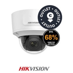 Cámara Hikvision minidomo de tecnología IP y resolución 2 Megapixeles 1920x1080 25ips  Óptica varifocal 2,8-12mm motorizada  OUTLET