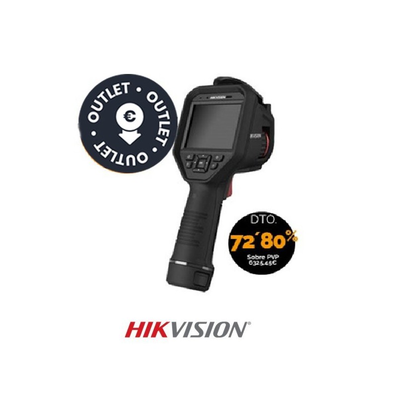 Cámara de mano Hikvision Distancia de detección 15 a 25 metros Precisión 05C WIFI Alarma audio Precio especial hasta fin de unidades  OUTLET Stock Out