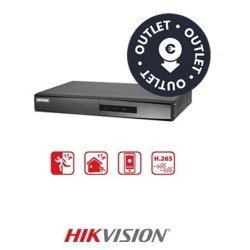 Grabador en red Hikvision para 4 Cámaras IP de resolución hasta 4MP Incorpora Switch POE de 4 puertos