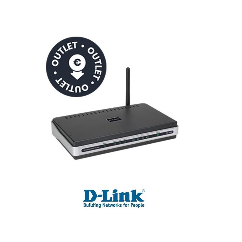 DLink Router RDSI WiFi DSL2641B  OUTLET
