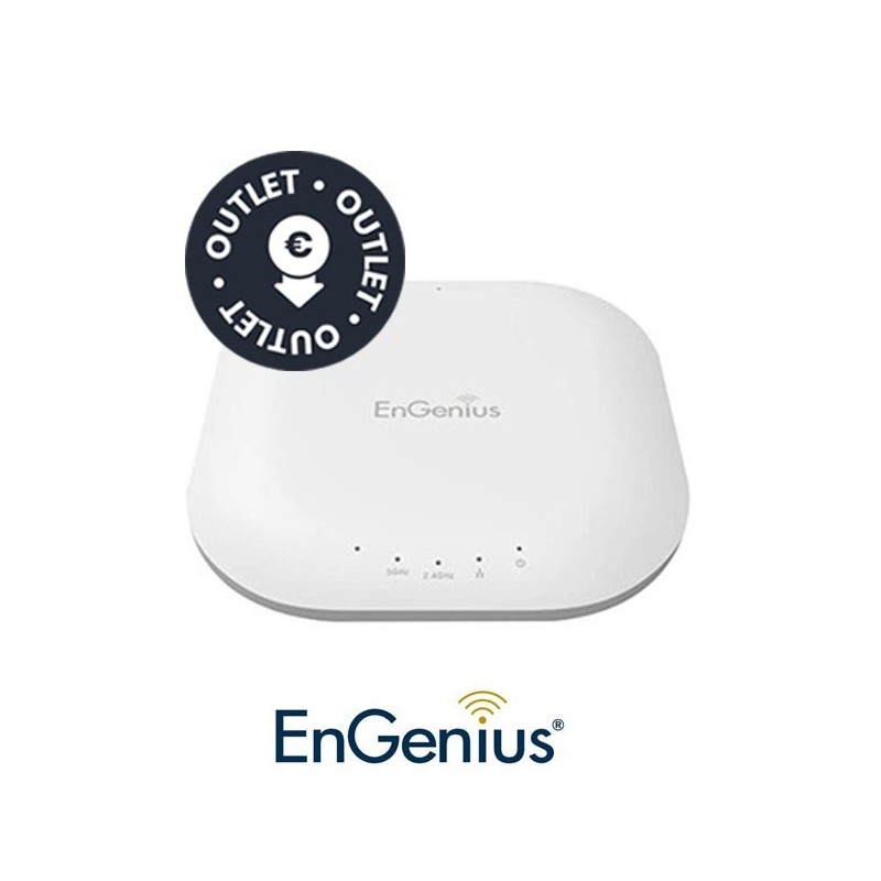 Engenius AP 80211ABGN Dual Band  2TX 2RX 600 Mbps 1X Gbe Lan Port  Up to 29 DBM 2,4 Ghz up to 26 DBM 5Ghz  4X 5 Dbi Integrate Antennas 802.3AT Support  Indoor Managed AP  OUTLET  Stock Out