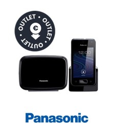 Teléfono Panasonic Dect KXPRX150SPB Negro  Utilizado para pruebas  1 Unidad  OUTLET
