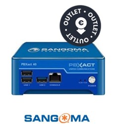 Sangoma PBXACT Appliance 40 In this configuration this system will support up to 40 user extensions  OUTLET  Unidades Limitadas 3 meses garantía