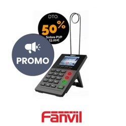 Teclado IP FANVIL X2P, Solo Teclado, 1 línea SIP, Pantalla LCD Color 2,8", Doble puerto Ethernet 10/100. Sin Fuente Alimentación AC