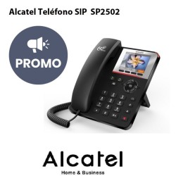 Teléfono Alcatel SIP SP2502 2 cuentas SIP Pantalla Color 28 2 puertos Ethernet