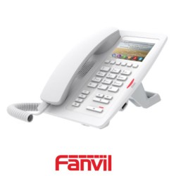 Teléfono IP FANVIL H5 Blanco, 1 Cuenta SIP, Pantalla Color 3,5", 6 Teclas Programables. Sin Fuente Alimentación AC