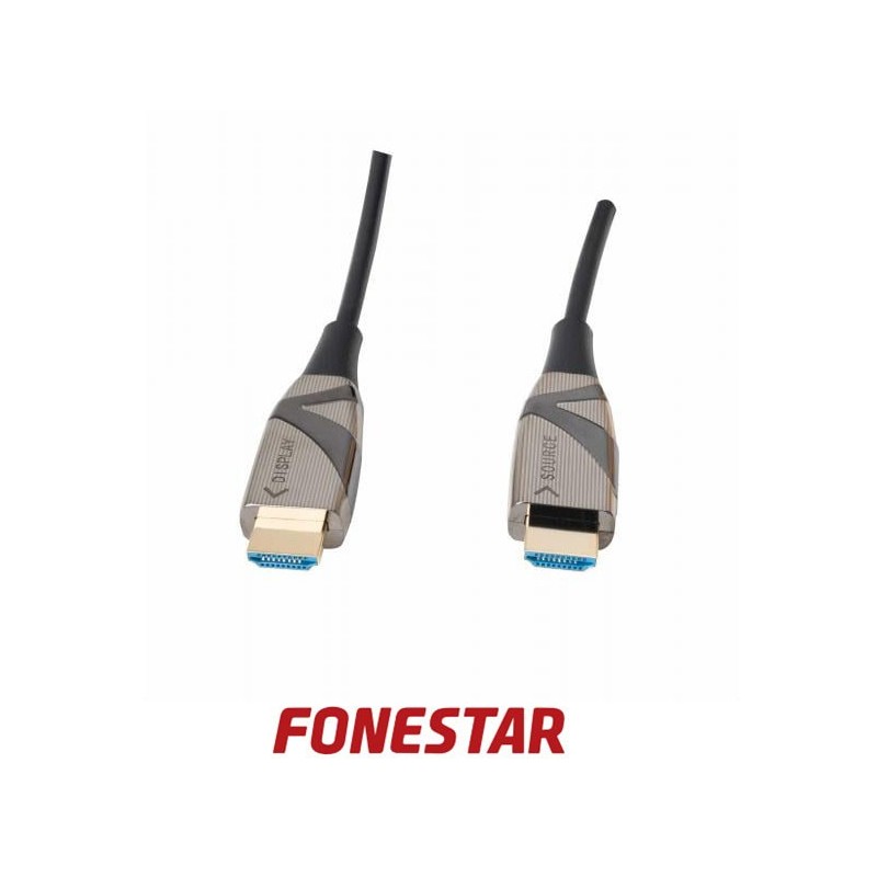 Cable activo HDMI Fonestar por Fibra optica 30m