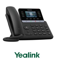 Teléfono Sobremesa Ip Yealink T73U PoE sin Alimentador 12 cuentas SIP, Pantalla Color 2.8", Bluetooth con Dongle. SIN Fuente Alimentación