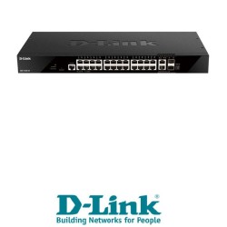 Switch Dlink Switch  24 x Gigabit Ports 2 x 10GBaseT Ports and 2 x 10G SFP Ports Smart Pro Manag